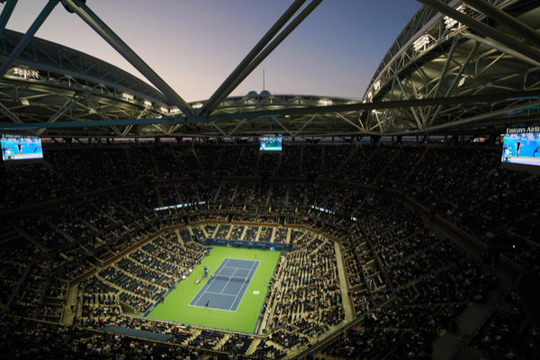 Birds eye view of Arthur Ash Stadium at the US Open