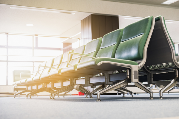 Airport waiting area