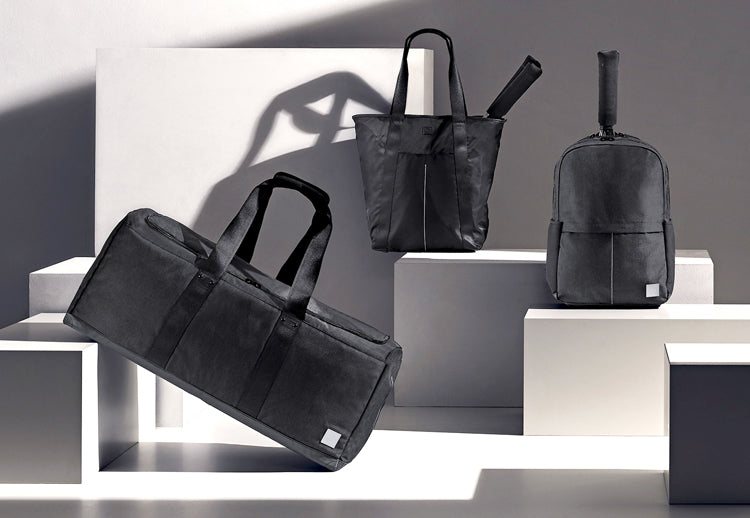 Stylish Black Tennis Bags with almost no logos or branding by Epirus