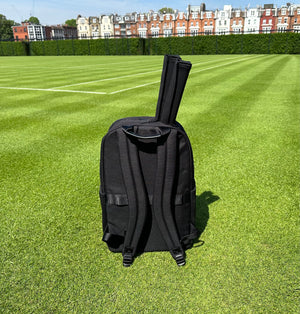 Back view of the Borderless Backpack v2 for all racket sports.