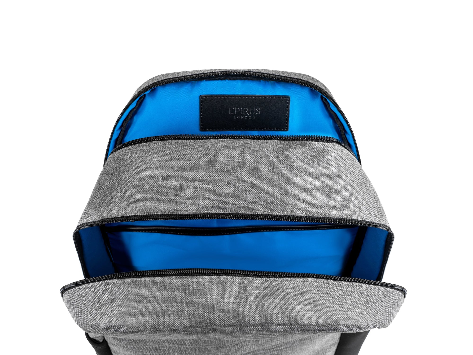 Grey Borderless Backpack for tennis, pickleball, padel and all racket sports