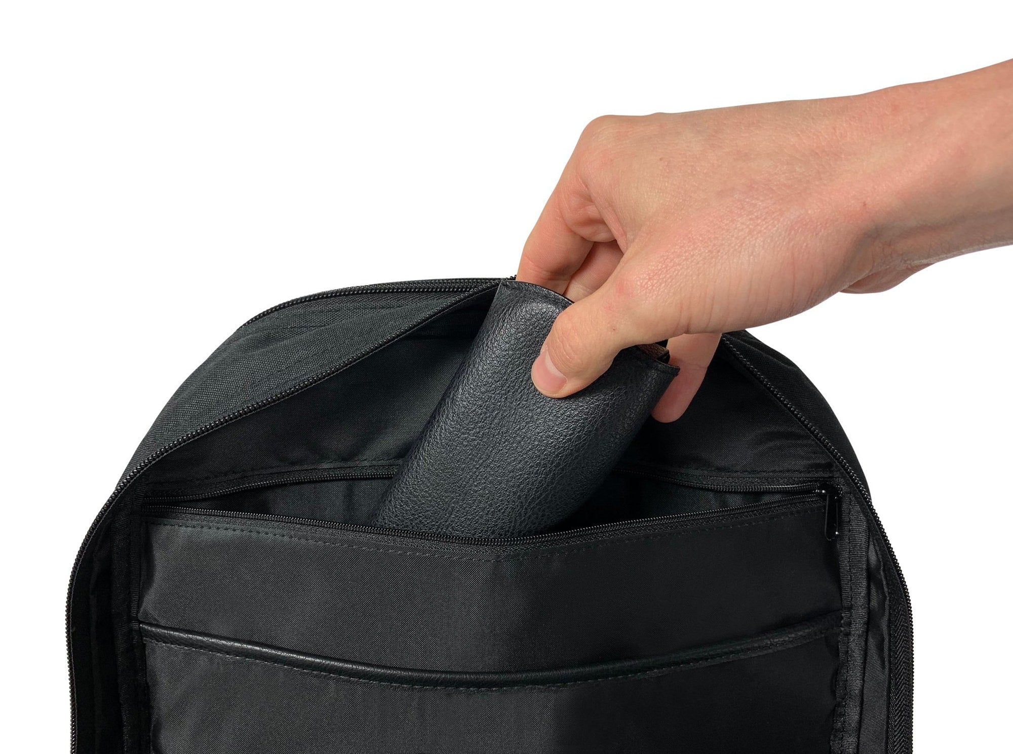 Epirus Borderless Backpack Black Tennis Bag Internal Zip Pocket