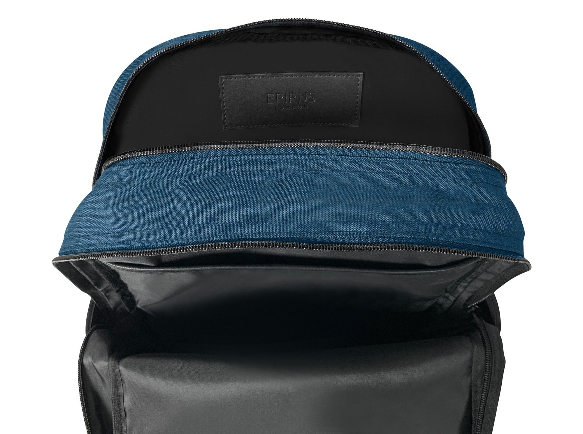 Epirus Borderless Backpack Blue Tennis Bag Internal View