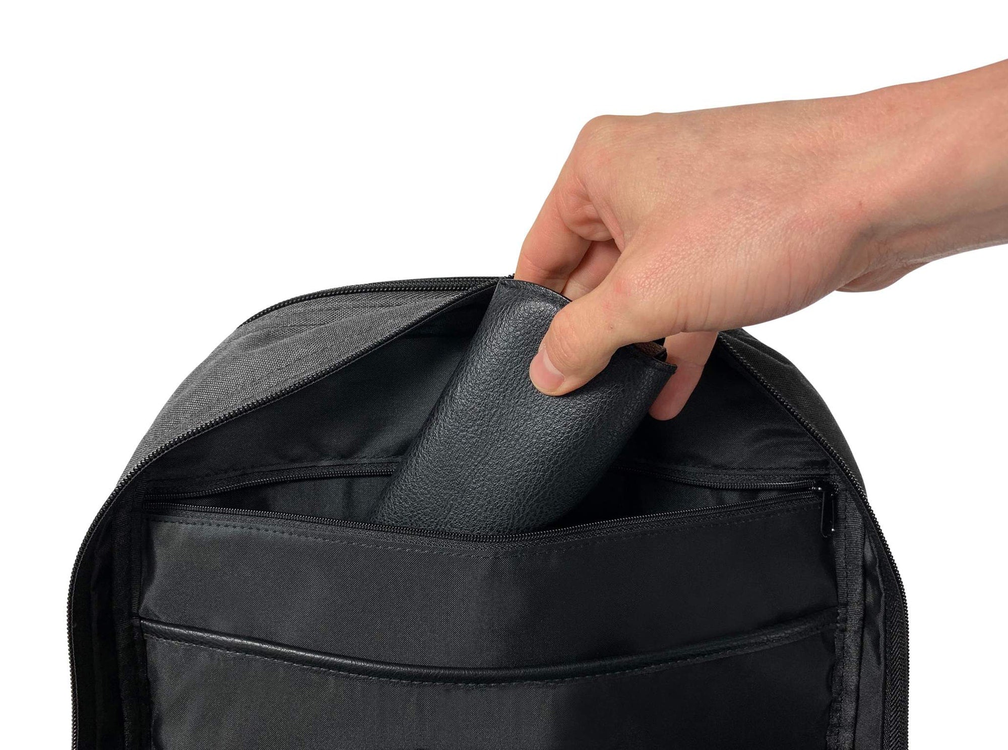 Epirus Borderless Backpack Grey Tennis Bag Internal Zip Pocket