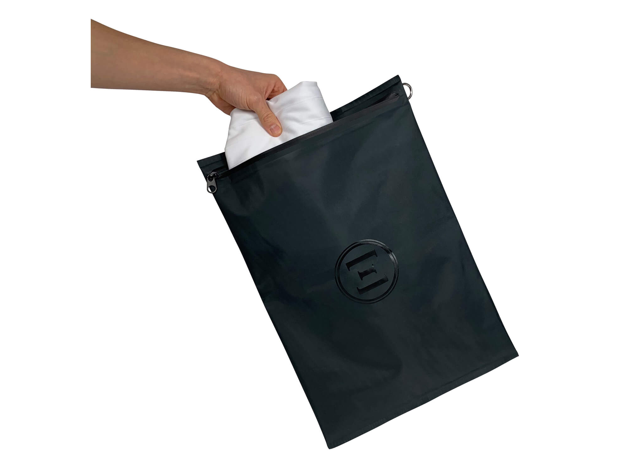 Epirus Waterproof Wet Bag holding used clothes